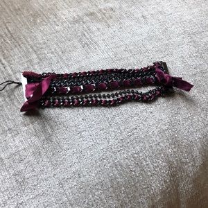 Juicy couture velvet bracelet